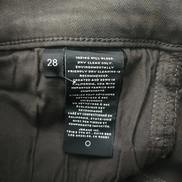 J Brand Alana Jeans in Coated Ivy Vine - Picture 4 of 8